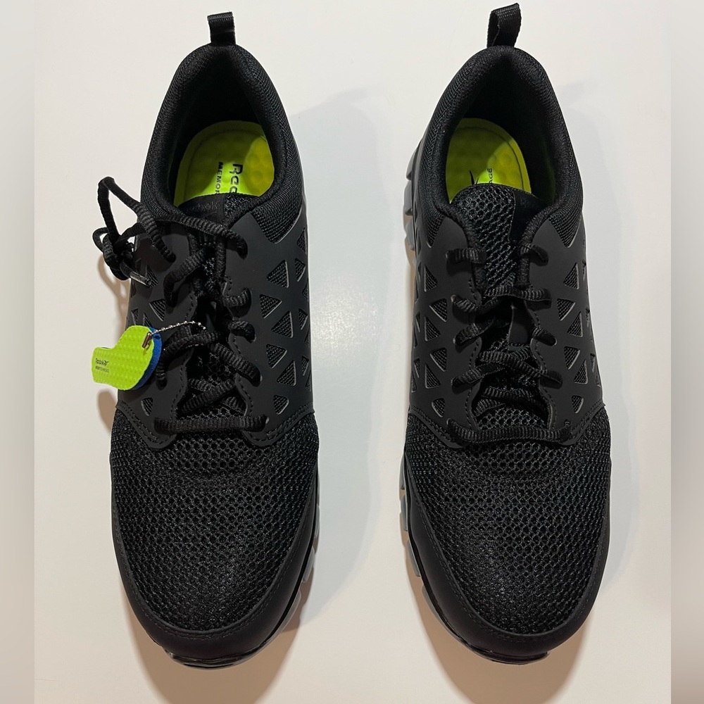 Reebok Mens Sublite Cushion Black Safety Shoes Size 11.5